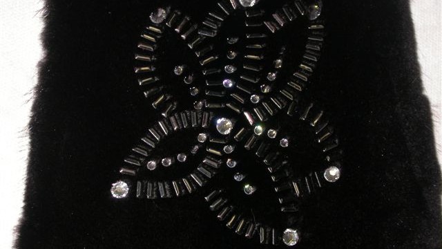 collection 4 strass+haematite on mink